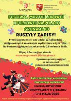 Ruszył nabór wykonawców na Festiwal Muzyki Ludowej i Folkowej na Polach Grunwaldu