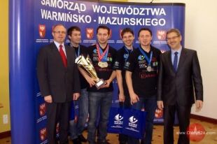 Mistrzowie fryzjerstwa przyjęli gratulacje od marszałka