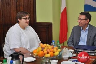 Urszula Sadkowska z wizytą u prezydenta