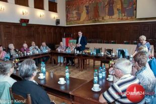 Seniorzy z Nowego Miasta Lubawskiego odwiedzili prezydenta