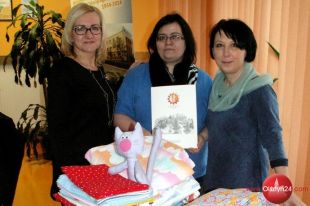 Dwa kosze poszewek efektem akcji „Uszyj Jasia” 