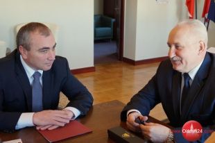 Przewodniczący z Równego z pierwszą wizytą na Warmii i Mazurach