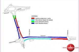 Od środy zmiana organizacji ruchu na ul. Dworcowa i Towarowa
