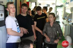 Autobus energetyczny zaparkował w Olsztynie