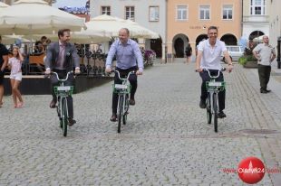 Ruszył system Olsztyńskiego Roweru Miejskiego