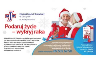 W szpitalu miejskim ruszyła kolejna edycja akcji „Podaruj życie – wykryj raka”!