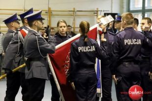 Ślubowanie i awanse na rozpoczęcie roku 2020 w warmińsko-mazurskiej Policji