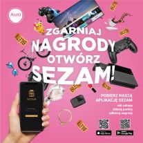 Rób zakupy z Sezamem w Aurze Centrum i wygrywaj nagrody!