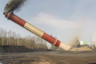 Komin MPEC-u zniknął z krajobrazu Olsztyna