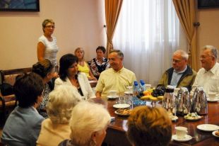 Seniorzy z Offenburga w ratuszu