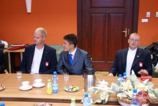 Olimpijczycy u marszałka