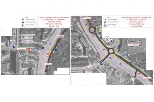 Zmiana organizacji ruchu na skrzyżowaniu Krasickiego z Barcza oraz z Wańkowicza