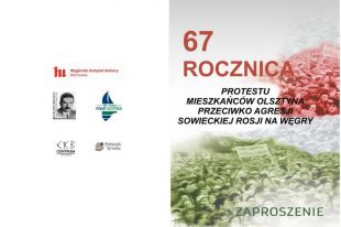 Regionalne obchody 67. rocznicy protestu olsztyńskich studentów przeciwko agresji sowieckiej Rosji na Węgry