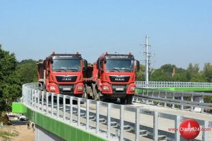 Estakada tramwajowa przeszła testy obciążeniowe