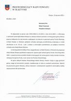 Radni powiatu olsztyńskiego napisali list do Prezydenta Olsztyna