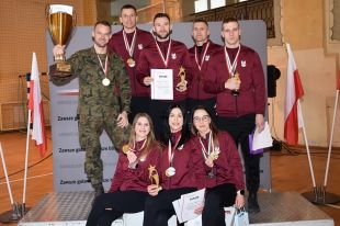 Sportowcy z 4. Warmińsko-Mazurskiej Brygady Obrony Terytorialnej w czołówce wieloboju żołnierskiego