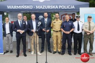 Policyjni wodniacy oficjalnie rozpoczęli tegoroczny sezon na jeziorach i rzekach Warmii i Mazur