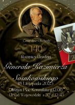 Olsztyn uczci 140. rocznicę urodzin gen. Kazimierza Sosnkowskiego