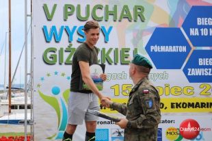 Reprezentant 4 Warmińsko-Mazurskiej Brygady Obrony Terytorialnej zwyciężył Bieg Zawiszaka