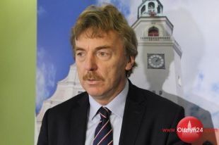 Prezes PZPN z kurtuazyjną wizytą w Olsztynie