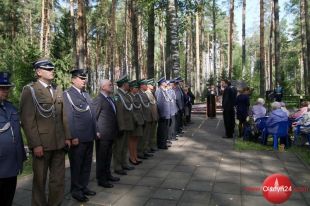 Delegacja Straży Granicznej na uroczystościach w Miednoje