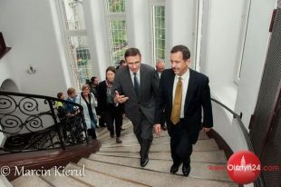 Ambasador Mull z wizytą u prezydenta Olsztyna