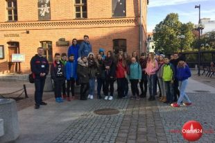 Uczniowie Gimnazjum nr 13 poznawali zakamarki Olsztyna