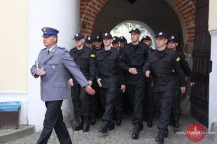 Ślubowanie nowych policjantów