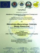 Certyfikat dla Straży Granicznej