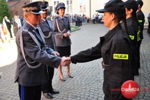 Młodzi złożyli ślubowanie, starsi odebrali odznaczenia