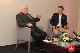 Lech Wałęsa odwiedził Olsztyn