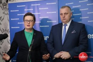 Katarzyna Lubnauer spotkała się z dziennikarzami i mieszkańcami Olsztyna