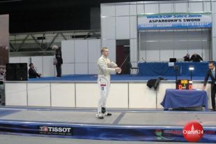 Cezary Białecki wystąpił w reprezentacji Polski juniorów w szabli