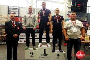 Strażnik graniczny z Dubeninek Mistrzem Polski w wyciskaniu sztangi