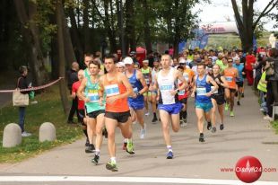 Wojciech Kopeć najszybszy na trasie IV Ukiel Olsztyn Półmaratonu