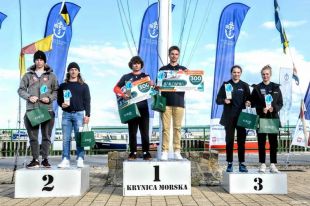 Puchar Polskiego Związku Żeglarskiego - zawodniczki z Olsztyna na podium