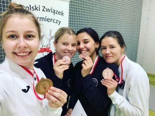 Klaudia Malgrem z brązowym medalem Mistrzostw Polski Seniorów w szermierce