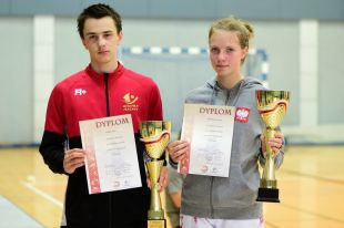 Aniela Kozłowska i Oskar Kusak wygrali Puchar Polski juniorów młodszych