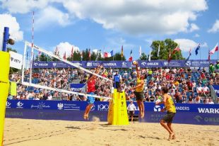 Siatkówka plażowa ponownie nad Jeziorem Szeląg Mały