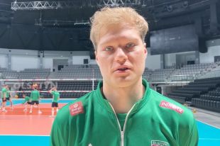 Mateusz Janikowski przed meczem z PGE GiEK Skrą Bełchatów