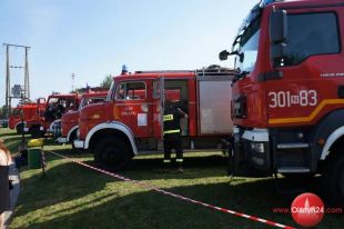 Strażacy ze środkami na ochronę środowiska