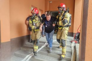 Ćwiczenia przeciwpożarowe przeprowadzono w olsztyńskim szpitalu dziecięcym