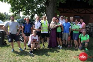 Rowerzyści tradycyjnie odwiedzili Kiermas Tradycji, Dialogu i Zabawy