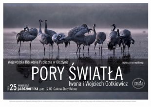 „Pory światła” Iwona i Wojciech Gotkiewiczowie zaprezentują w piątek w WBP